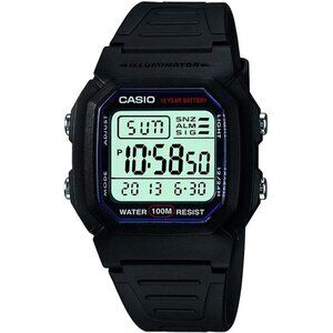 🆕Casio Men’s W800h-1av Classic Sport Watch With Black Band 10-year battery life